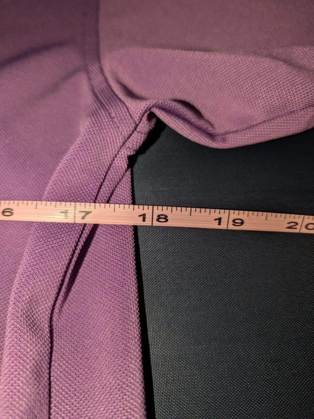 FootJoy Shirt Men's S Purple Short Sleeve Polo Golf Solid Collared Logo - Picture 6 of 7